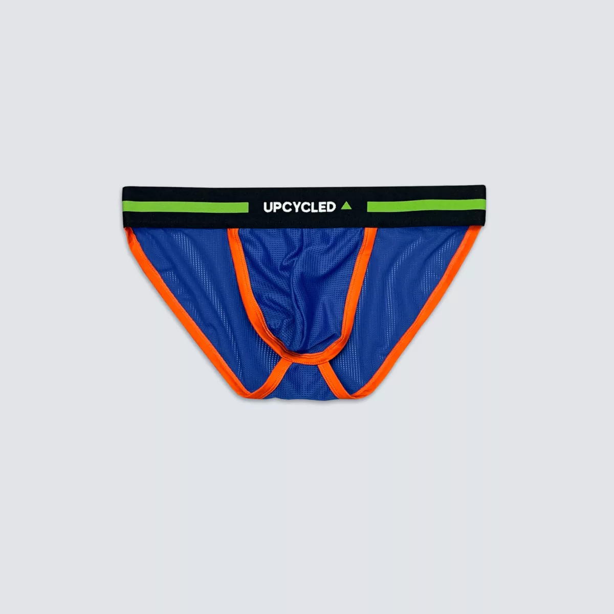 Upcycled Tanga Brief Mesh Blue Next Gay Thing