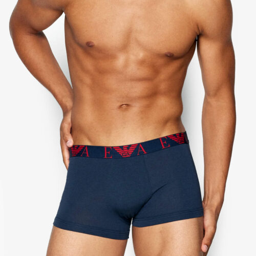 Emporio Armani Trunk – Navy & Red Waistband