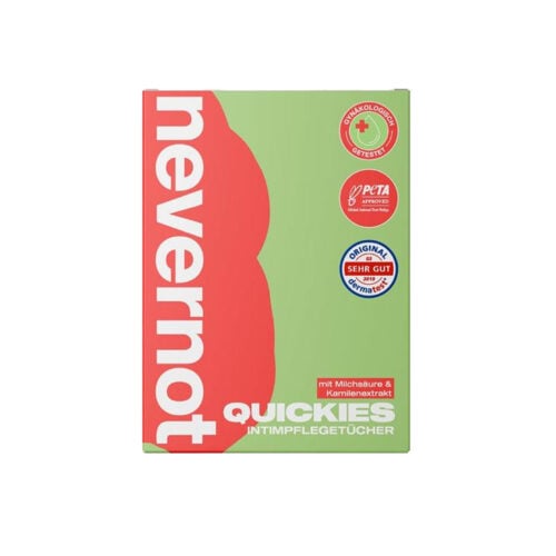 NEVER NOT Quickies Intimate Wipes