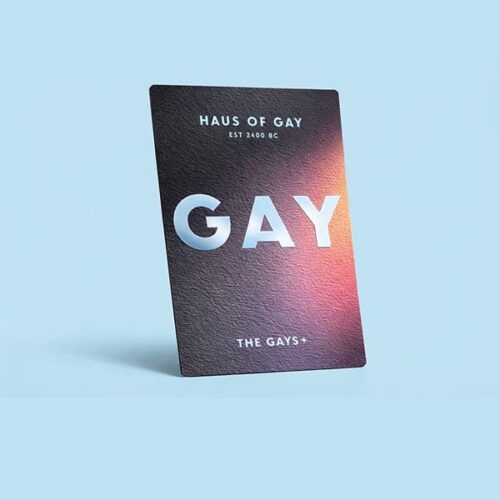 Official Gay Card