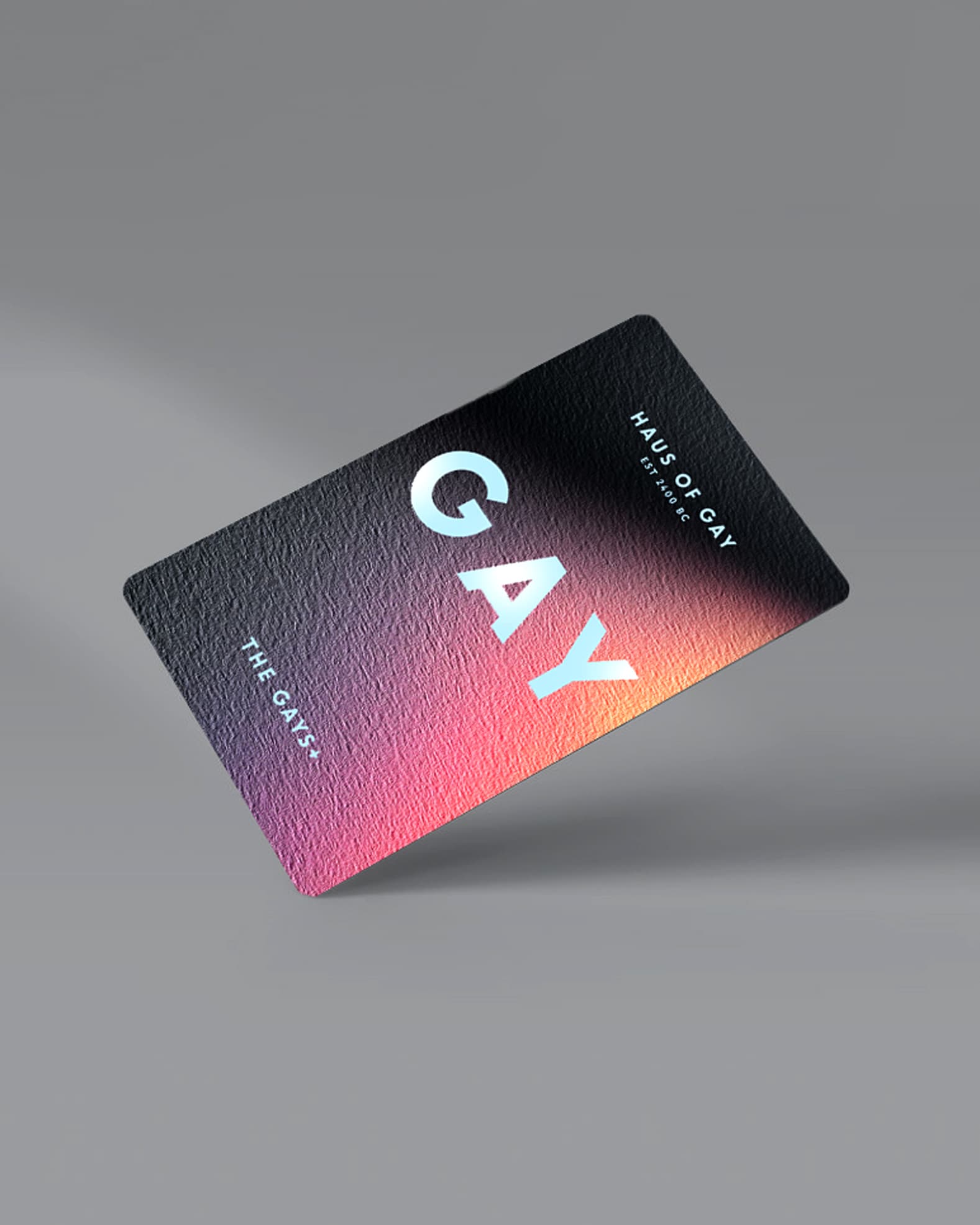 Official Gay Card
