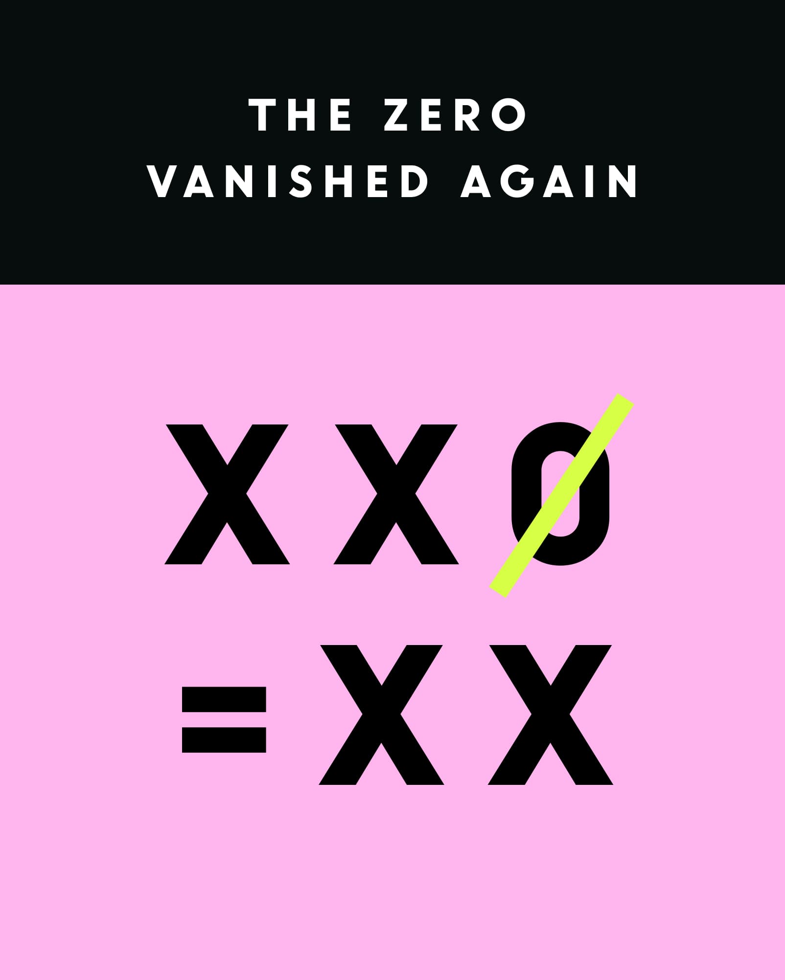 The Zero Vanished Again