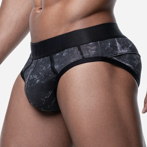 PUMP Black Washed Brief